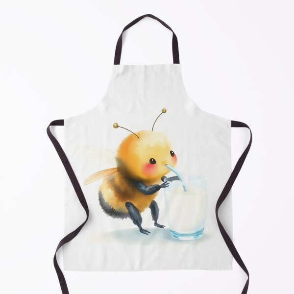 Item preview, Bee and milk designed and sold by Neranchara.