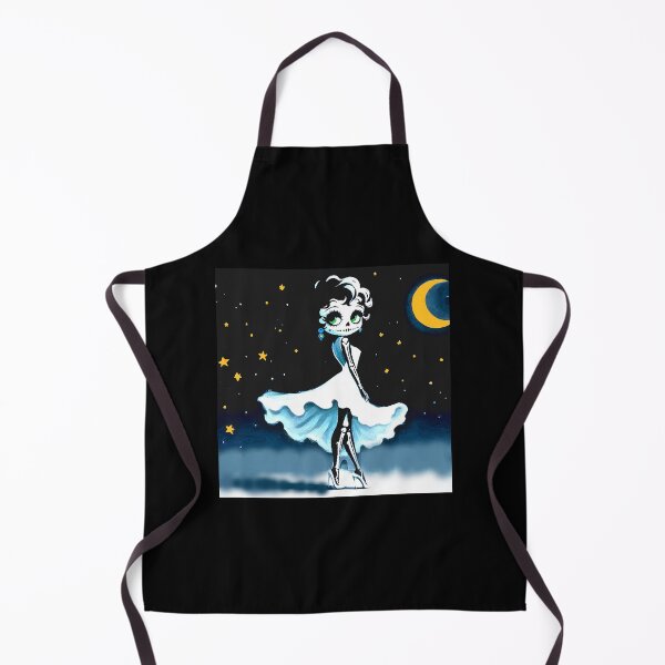 Item preview, Cosmic Skeleton Betty Boop – Retro Glam Meets the Stars for Perfect Gifts designed and sold by Earth Nature Creations.