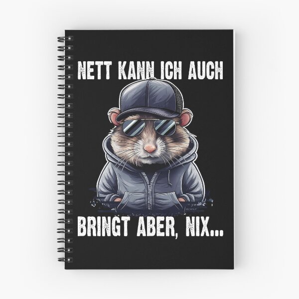 Item preview, Nett Kann Ich Auch Bringt Aber , Nix  - Cooles Hamster - Lustiges Zitat  designed and sold by Smix Pixels.