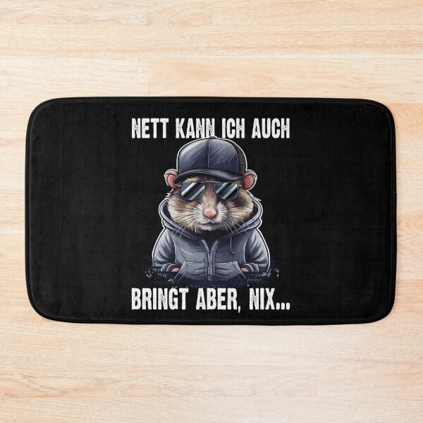 Item preview, Nett Kann Ich Auch Bringt Aber , Nix  - Cooles Hamster - Lustiges Zitat  designed and sold by Smix Pixels.