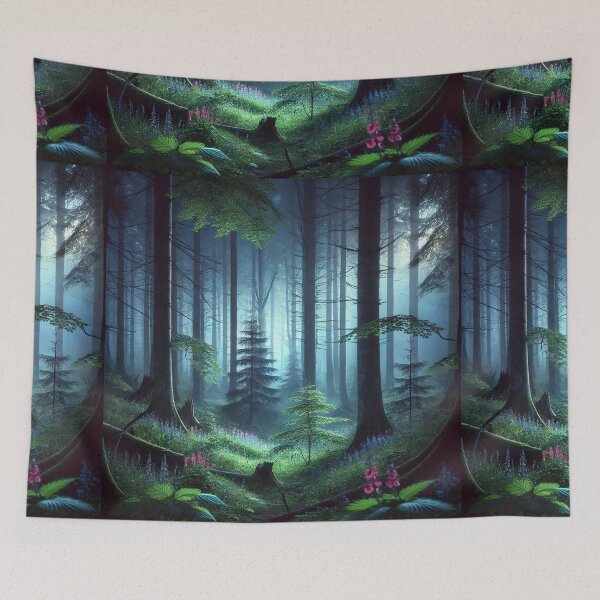 Item preview, Enchanted Forest at Dusk designed and sold by Sadia  Jannat.