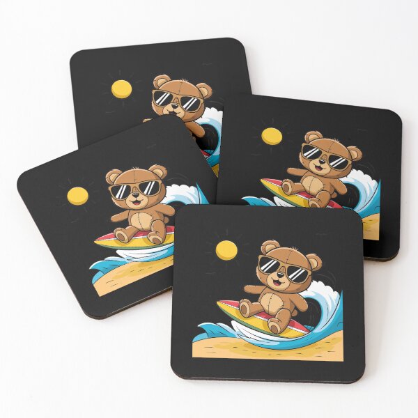 Item preview, Surfing Teddy Bear designed and sold by Mateusz Majcherek.
