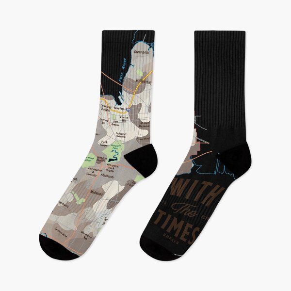 Item preview, WITH THE TIMES• BRKLYN CAMO BORO MAP designed and sold by Stanley Lambert.