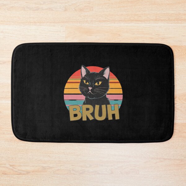 Item preview, Funny Bruh Cat Meme designed and sold by Mateusz Majcherek.