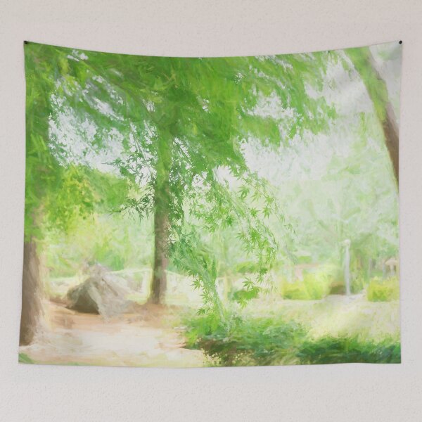 Item preview, Beautiful green maple in summer day designed and sold by Masako Ogasawara.