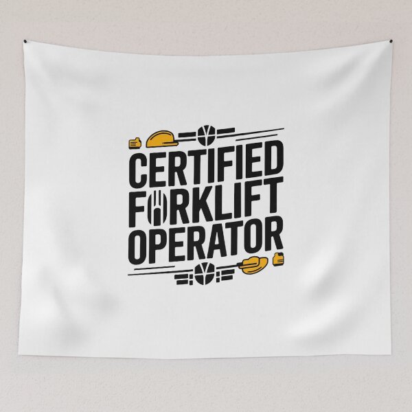 Item preview, Certified forklift operator designed and sold by Mateusz Majcherek.