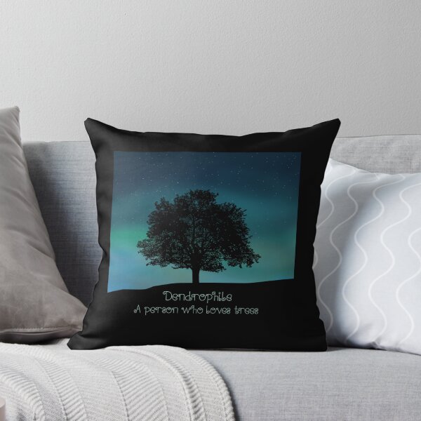 Item preview, Dendrophile - a person who loves trees. Northern Lights, stars designed and sold by Scat the cat.