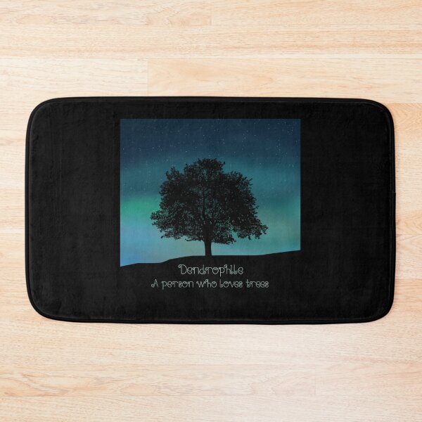 Item preview, Dendrophile - a person who loves trees. Northern Lights, stars designed and sold by Scat the cat.