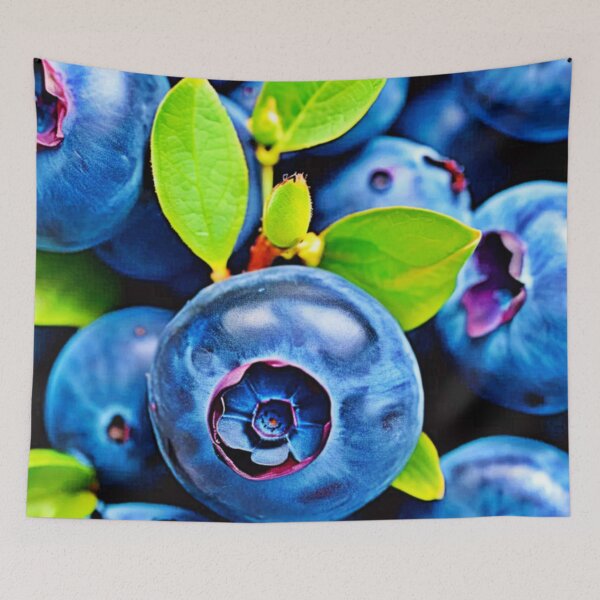 Item preview, Fresh Blueberries Close-Up designed and sold by Health And Fitness Posts e-Store.
