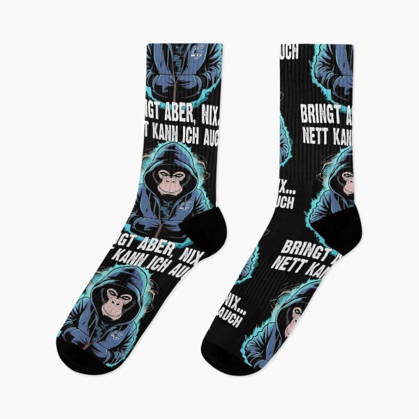 Item preview, Nett Kann Ich Auch Bringt Aber , Nix  - Cooles Affe - Lustiges Zitat  designed and sold by Smix Pixels.