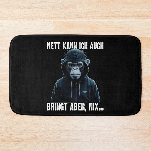 Item preview, Nett Kann Ich Auch Bringt Aber , Nix  - Cooles Affe - Lustiges Zitat  designed and sold by Smix Pixels.