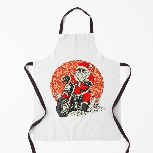 Item preview, Santa Claus Motorcycle , Christmas Biker , Holiday Santa Claus , Festive Motorcycle , Xmas Biker Santa designed and sold by Indyadizine.