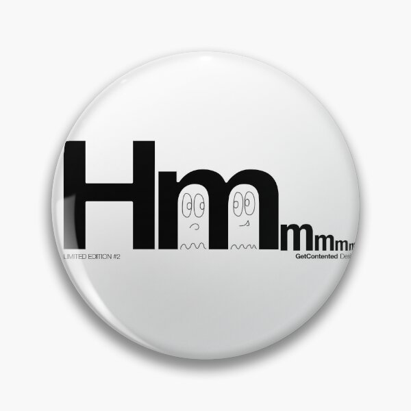 Item preview, Hm... with ghosts and smaller m's designed and sold by GetContented.