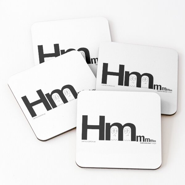 Item preview, Hm... with ghosts and smaller m's designed and sold by GetContented.