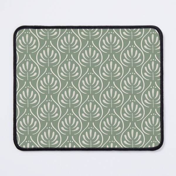 Item preview, Boho Block Print Sage Green Pattern designed and sold by Anis Illustration.