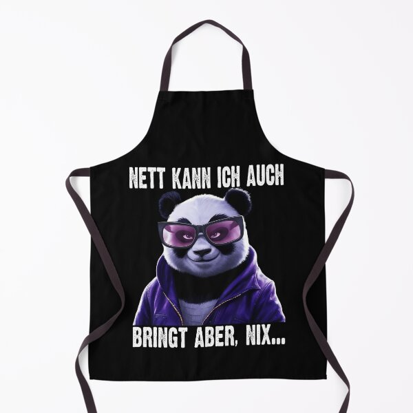 Item preview, Nett Kann Ich Auch Bringt Aber , Nix  - Cooles Panda - Lustiges Zitat  designed and sold by Smix Pixels.