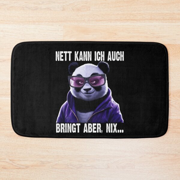 Item preview, Nett Kann Ich Auch Bringt Aber , Nix  - Cooles Panda - Lustiges Zitat  designed and sold by Smix Pixels.