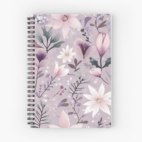 Item preview, Pink flowers with snowflakes designed and sold by Mnbvchou.