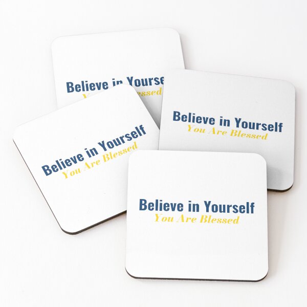 Item preview, Believe in Yourself, You are Blessed designed and sold by DigitalGemArt.