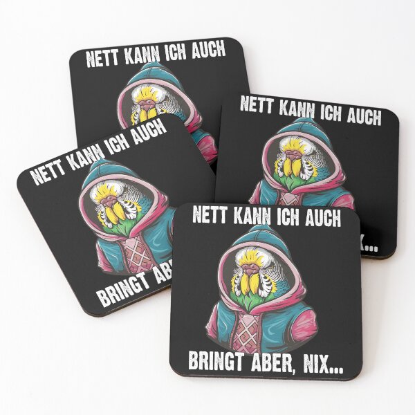 Item preview, Nett Kann Ich Auch Bringt Aber , Nix  - Cooles Wellensittich - Lustiges Zitat  designed and sold by Smix Pixels.