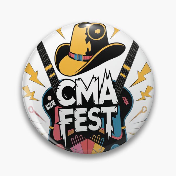 Item preview, Creative CMA Fest Design Featuring Twin Guitars and Cowboy Hat designed and sold by Samgfxt-shirt.