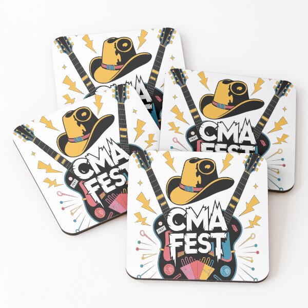 Item preview, Creative CMA Fest Design Featuring Twin Guitars and Cowboy Hat designed and sold by Samgfxt-shirt.