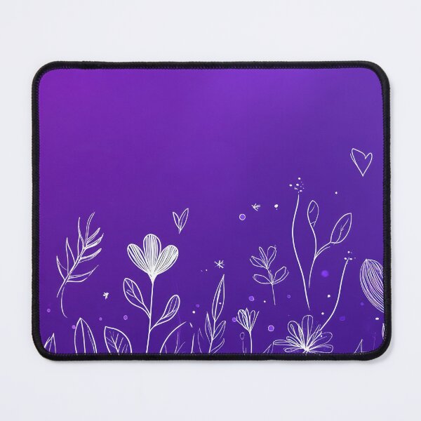 Item preview, Bright purple flowers, fine lines designed and sold by anytka.