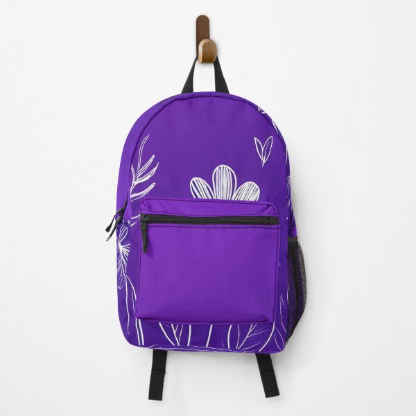 Item preview, Bright purple flowers, fine lines designed and sold by anytka.