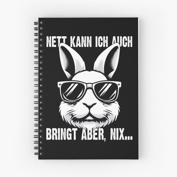 Item preview, Nett Kann Ich Auch Bringt Aber , Nix  - Cooles Kaninchen - Lustiges Zitat  designed and sold by Smix Pixels.