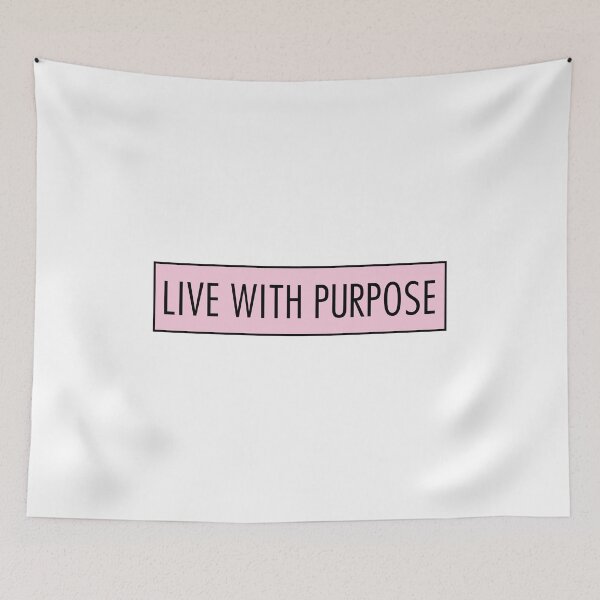 Item preview, live with purpose 6 designed and sold by QuoteSpirations.