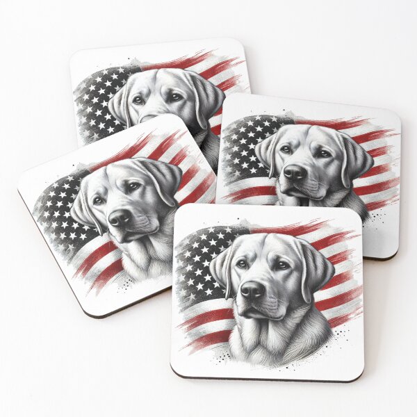Item preview, Labrador American Flag Shirt - Patriotic Lab Dog Lover designed and sold by BlankCanvasHaHa.