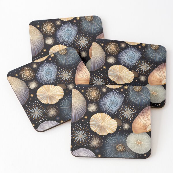 Item preview, Marine Elegance: Seashell Mosaic designed and sold by anytka.
