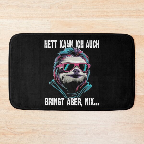 Item preview, Nett Kann Ich Auch Bringt Aber , Nix  - Cooles Faultier  - Lustiges Zitat  designed and sold by Smix Pixels.