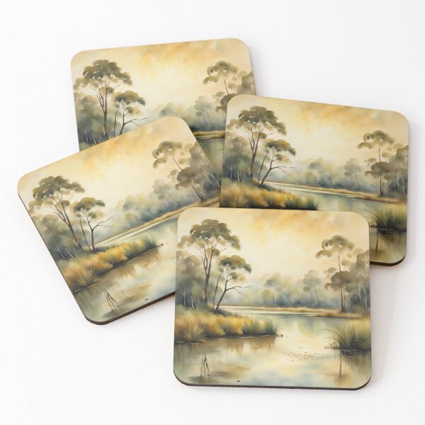 Item preview, serene landscape at sunset designed and sold by melissabeta.