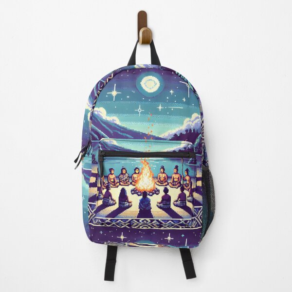 Item preview, 8-Bit New Zealand Matariki – Māori Pleiades Celebration Pixel Art designed and sold by ArizonaWitches.