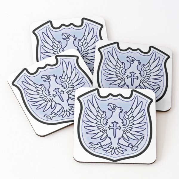 Item preview, Silver Eagle Crest Anime-Inspired Design – Majestic Winged Symbol of Valor designed and sold by AbnormalAdorn.