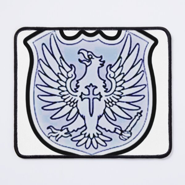 Item preview, Silver Eagle Crest Anime-Inspired Design – Majestic Winged Symbol of Valor designed and sold by AbnormalAdorn.