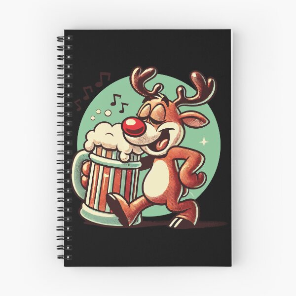 Item preview, Fröhlicher Rentier Bierliebhaber Weihnachten designed and sold by LuminOrb.