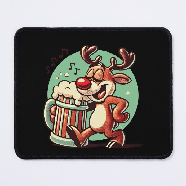 Item preview, Fröhlicher Rentier Bierliebhaber Weihnachten designed and sold by LuminOrb.