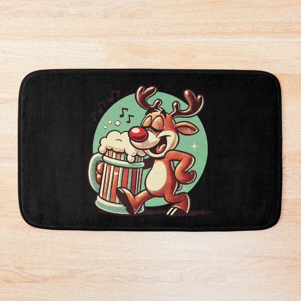 Item preview, Fröhlicher Rentier Bierliebhaber Weihnachten designed and sold by LuminOrb.