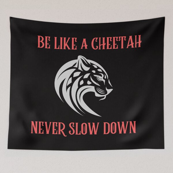 Item preview, Cheetah Running, Be like A Cheetah Never Slow Down designed and sold by MichalWeider.