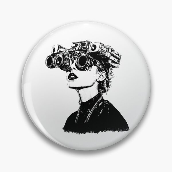 Item preview, Camera Lady with a Camera Face designed and sold by jedeyerosenberg.