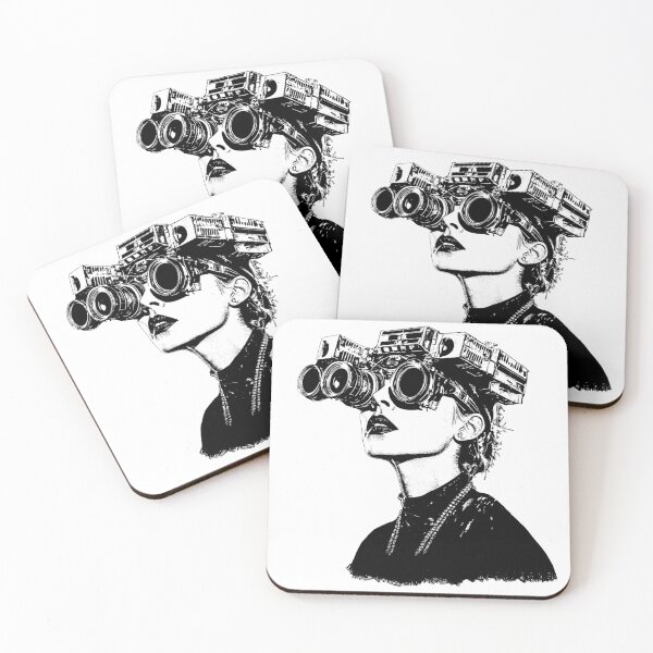 Item preview, Camera Lady with a Camera Face designed and sold by jedeyerosenberg.