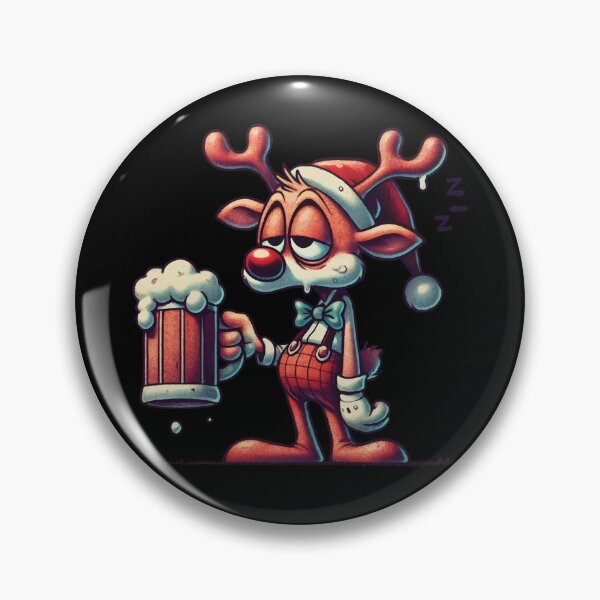 Item preview, Lustiger Bierliebhaber Rentier Weihnachten designed and sold by LuminOrb.