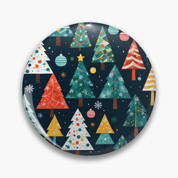 Item preview, Whimsical Christmas Trees Winter Holiday Pattern designed and sold by simaso.