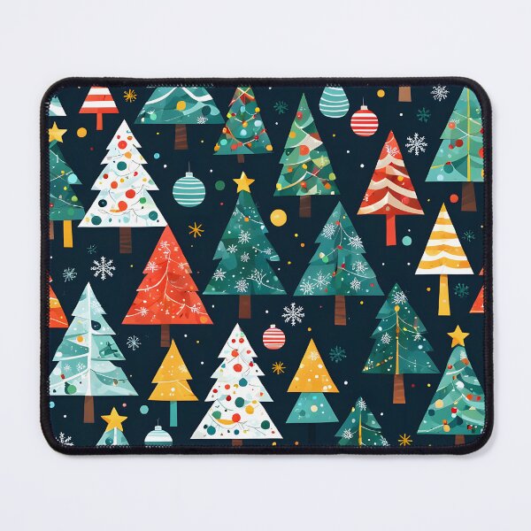 Item preview, Whimsical Christmas Trees Winter Holiday Pattern designed and sold by simaso.