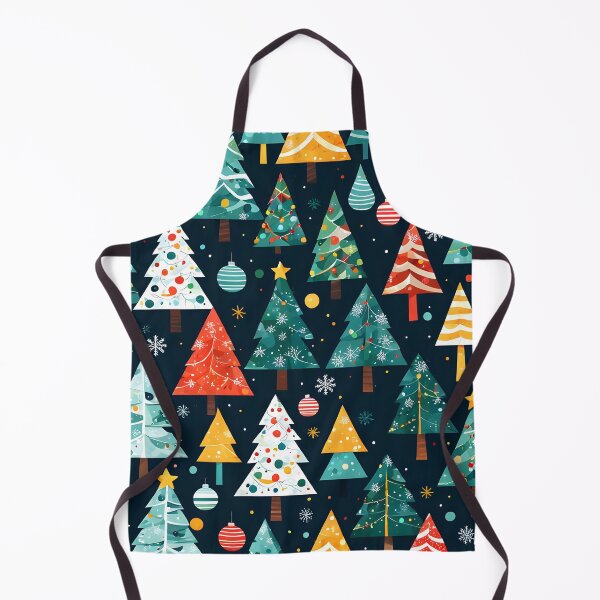 Item preview, Whimsical Christmas Trees Winter Holiday Pattern designed and sold by simaso.