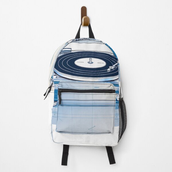 Item preview, Turntable Blueprint – Technical Diagram Design for Vinyl Lovers designed and sold by JCRockDesign.