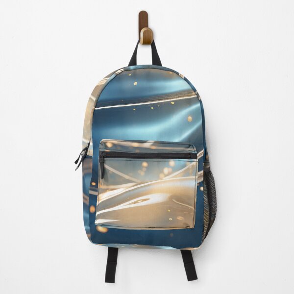 Item preview, Golden Swirls on Azure Waves designed and sold by anytka.