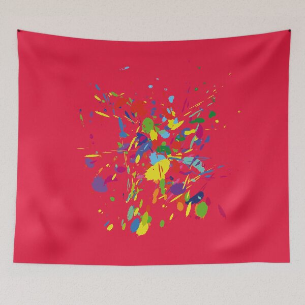 Item preview, colorful splashes of color in the colors of the rainbow designed and sold by Ekirlufly.